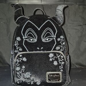 Disney Black and Silver Maleficent Backpack